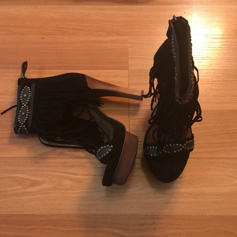 Sam Edelman Fringe Heels **COACHELLA"